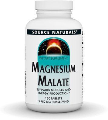 Магній малат Source Naturals Magnesium Malate 1250 мг 180 таблеток 2023-10-2678 фото