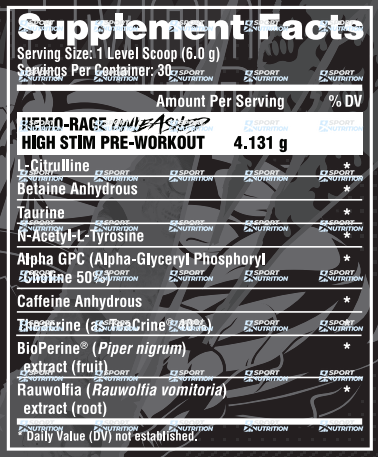 Предтренировочный комплекс Nutrex Hemo Rage Unleashed 180 г 2022-09-0005 фото