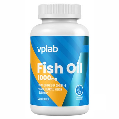 VPLab Fish Oil 1000 mg 120 капсул 2022-10-0278 фото