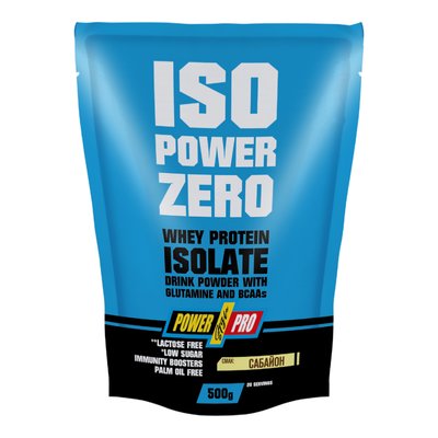 Протеїн Power Pro ISO Power Zero 500 г Sabayon 2022-10-2515 фото