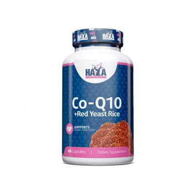 Haya Labs Co-Q10 60 мг & Red Yeast Rice 500 мг 60 капсул 818770 фото