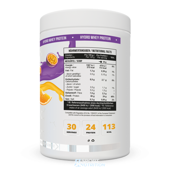 Протеїн MST Hydro Whey Protein 900 г Orange Maracuja 22001-01 фото