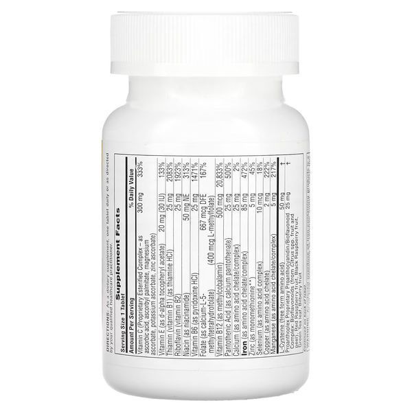 Железо Nature's Plus Hema-Plex Iron with Essential Nutrients 30 таблеток 2022-10-2841 фото