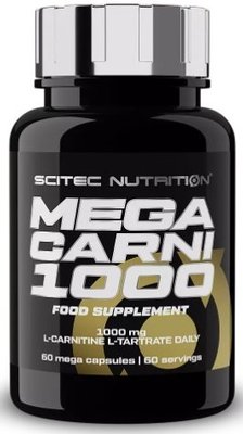 L-карнітин Scitec Nutrition MEGA Carni-X 60 капсул 728633107254 фото