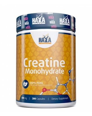 Креатин моногідрат Haya Labs Creatine Monohydrate 500 мг 200 капсул 818840 фото