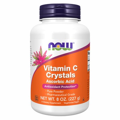 NOW Foods Vitamin C Cristals Powder 227 г 2022-10-2574 фото