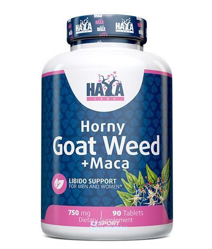 Підримка лібідо Haya Labs Horny Goat Weed + Maca 750 мг 90 таблеток 820443 фото