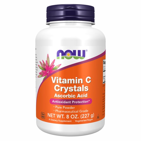 NOW Foods Vitamin C Cristals Powder 227 г 2022-10-2574 фото