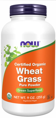 Now Foods Wheat Grass Powder Organic 255 г 2022-10-2064 фото