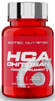 Жироспалювач Scitec Nutrition HCA-Chitosan 100 капсул 728633106356 фото