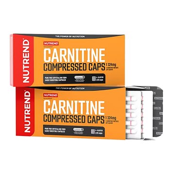 Жироспалювач Nutrend Carnitine Compressed 120 капсул 821222 фото