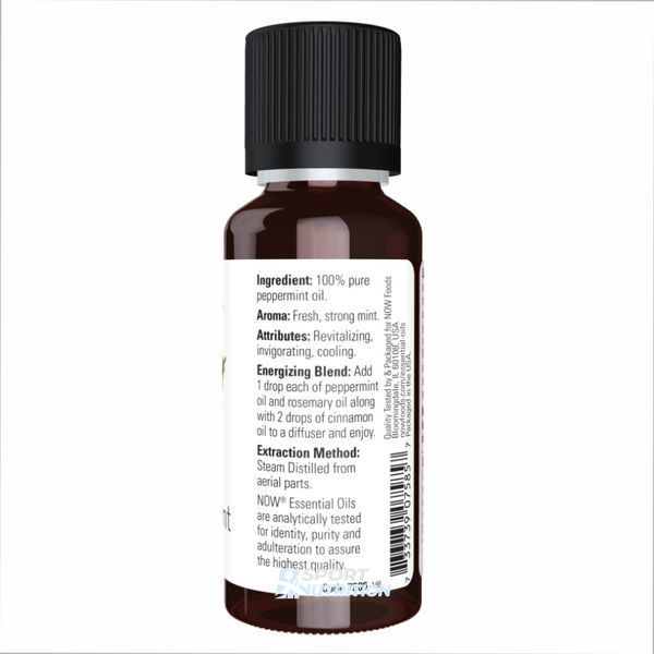 Олія перцевої м'яти Now Foods Peppermint Oil 30 мл 2022-10-2679 фото