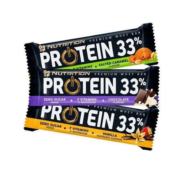 Протеиновый батончик GoOn Protein 33% Bar 25x50 г Chocolate 2022-09-0283 фото