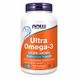 NOW Foods Ultra Omega-3 1000 мг (500 мг ЕПК /250 мг ДГК) Fish Oil 180 капсул 2022-10-0411 фото 1