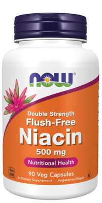 Now Foods Flush Free Niacin 500 мг 90 капсул 2022-10-0666 фото