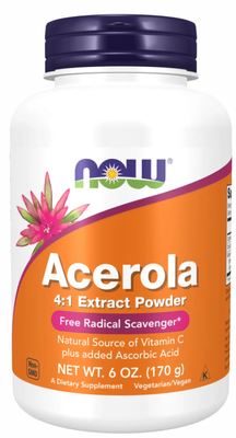 Now Foods Acerola Powder 170 г 2022-10-1335 фото