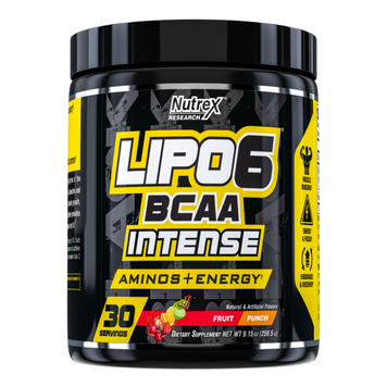 Nutrex Lipo-6 BCAA Intense 260 г Fruit Punch 2022-09-0003 фото