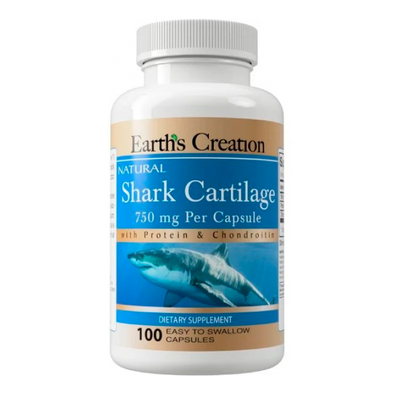 Earth's Creation Shark Cartilage 750 мг 100 капсул 818249 фото