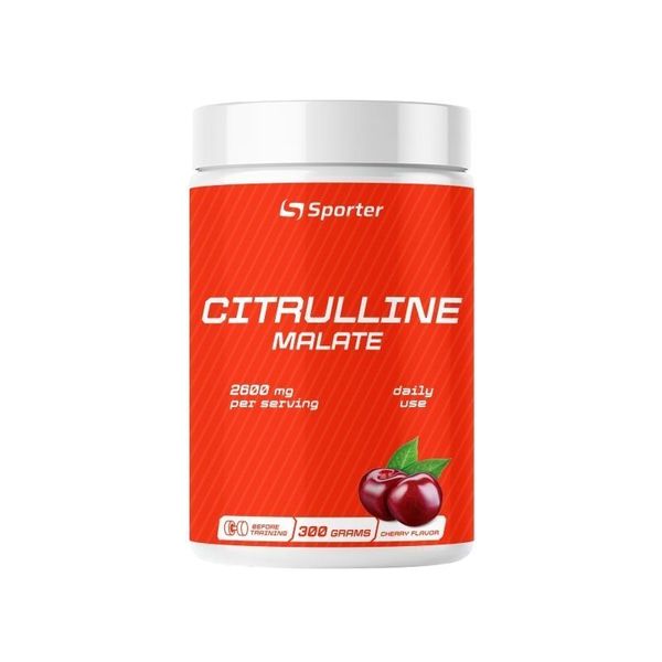 Sporter Citrulline Malate 300 г Cherry 820736 фото