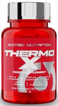 Жироспалювач Scitec Nutrition Thermo-X 100 капсул 728633107308 фото