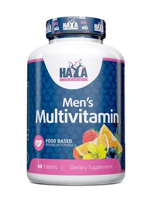 Мультивитамины для мужчин Haya Labs Food Based Men's Multi 60 таблеток 818782 фото