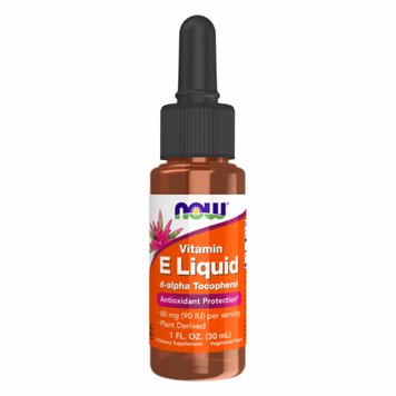 Вітамін Е Now Foods Vitamin E Liquid DA 30 мл 2022-10-2577 фото