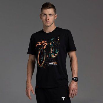 Чоловіча футболка Trec Wear Endurance Tri Bike 127 M Black 819631 фото