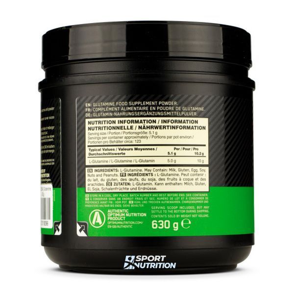 Optimum Nutrition Glutamine Powder 630 г 2022-10-2908 фото
