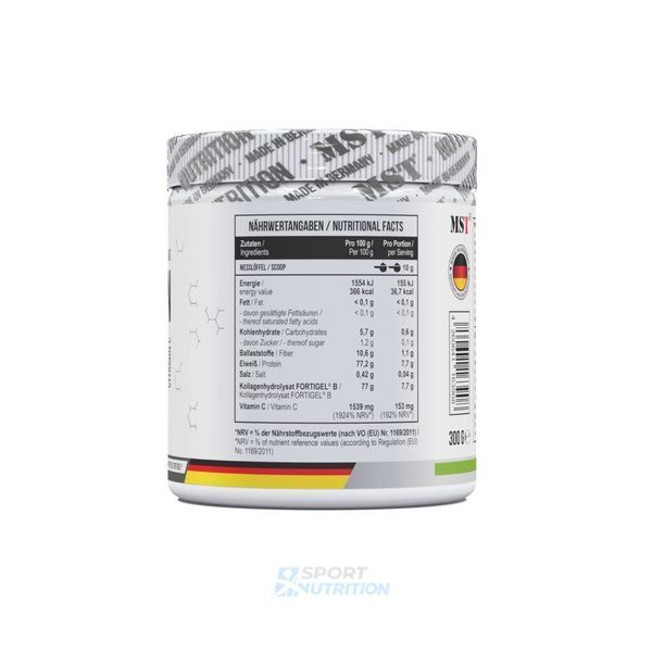 Коллаген MST Nutrition Collagen Peptides Fortigel plus Vitamin C 300 г Green apple 23007-02 фото