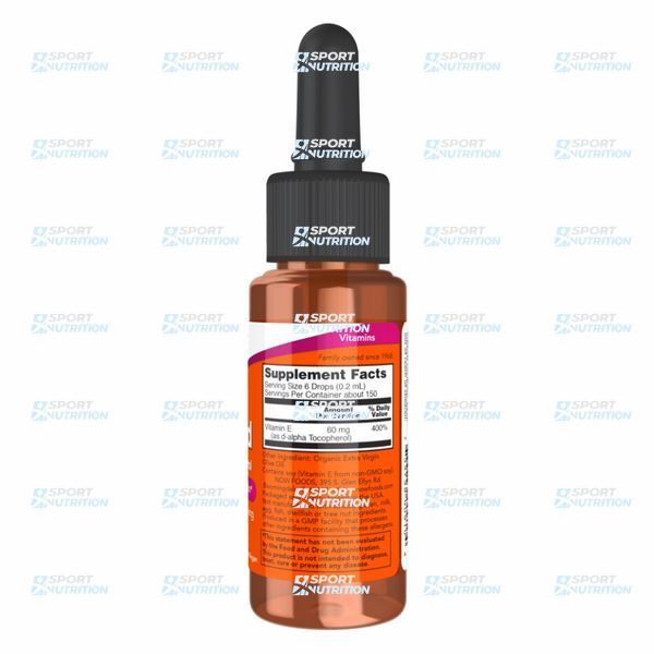 Витамин Е Now Foods Vitamin E Liquid DA 30 мл 2022-10-2577 фото