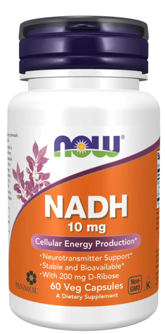 Підтримка нейромедіаторів Now Foods NADH 200 мг 60 капсул 2022-10-2619 фото