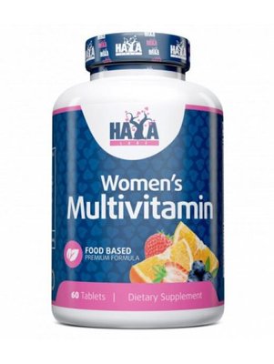 Мультивитамины для женщин Haya Labs Food Based Women's Multi 60 таблеток 818783 фото