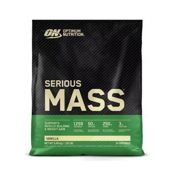 Гейнер Optimum Nutrition Serious Mass EU 5.45 кг Vanilla 821903 фото