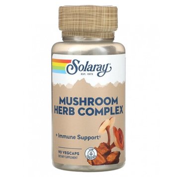 Грибна суміш Solaray Mushroom Herb Complete 90 капсул 2023-10-2148 фото