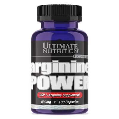 Ultimate Nutrition Arginine Power 800 мг 100 капсул 2022-10-0797 фото
