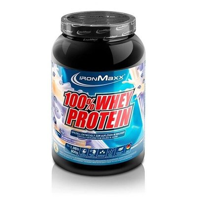 Протеїн IronMaxx 100% Whey Protein 900 г Blueberry Cheesecake 815128 фото