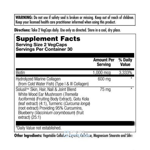 Колаген KAL Clinical Youth Collagen Type I & III 600 мг 60 капсул 2023-10-3155 фото