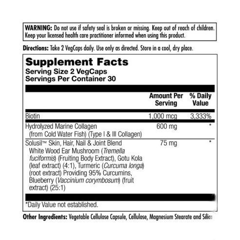 Колаген KAL Clinical Youth Collagen Type I & III 600 мг 60 капсул 2023-10-3155 фото