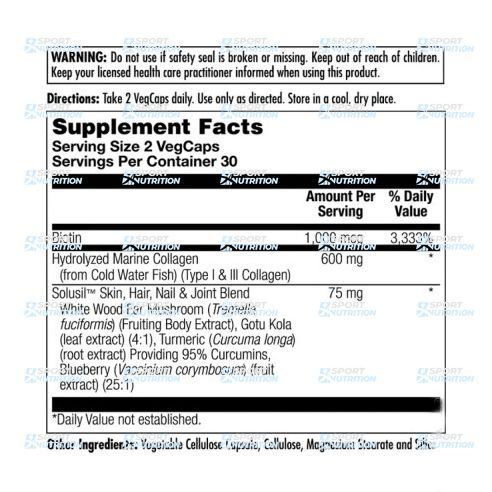 Колаген KAL Clinical Youth Collagen Type I & III 600 мг 60 капсул 2023-10-3155 фото