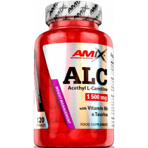 L-карнітин Amix ALC with Taurine & Vitamin B6 120 капсул 819284 фото