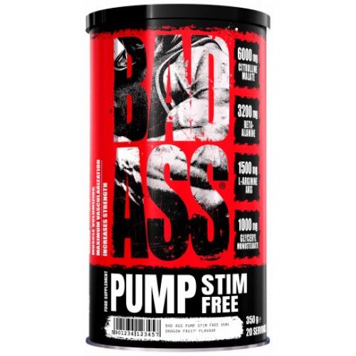 Передтренувальний комплекс BAD ASS Pump Stim-Free 350 г Citrus-peach 821009 фото