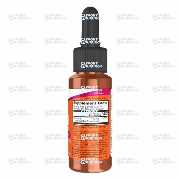 Now Foods Vitamin E Oil DA 30 мл 2022-10-2578 фото