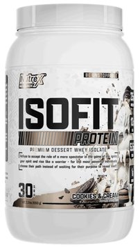 Протеїн Nutrex Isoﬁt 30 srv Cookies Cream 2022-09-9938 фото