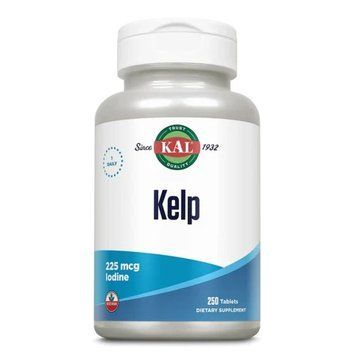 Морська ламінарія KAL Kelp Iodine 225 мкг 250 таблеток 2023-10-2165 фото