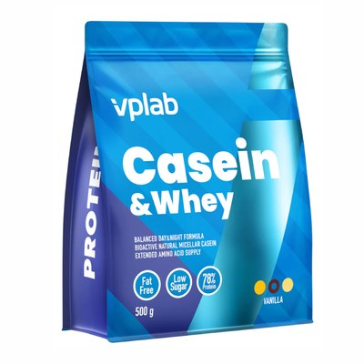 Casein & Whey - 500g Vanilla 2022-10-0480 фото