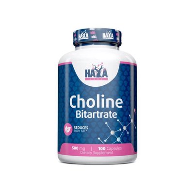 Haya Labs Choline Bitartrate 500 мг 100 капсул 820185 фото