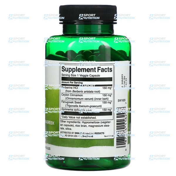 Босвелия Swanson Full Spectrum Boswellia Double Strength 60 капсул 100-35-0648434-20 фото