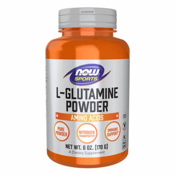 NOW Foods L-Glutamine Powder 170 г 2022-10-2553 фото