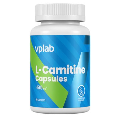 Жироспалювач VP Lab L-Carnitine 1500 мг 90 капсул 2022-10-2466 фото