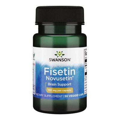 Swanson Fisetin Novusetin 100 мг 30 капсул 2022-09-0225 фото